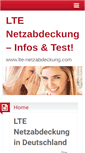Mobile Screenshot of lte-netzabdeckung.com