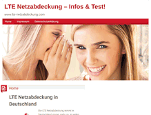Tablet Screenshot of lte-netzabdeckung.com